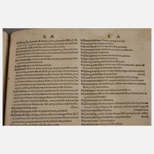 Dictionarium Graeco-latinum 1562