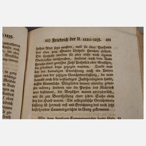 Zwei Bände Entwicklung der Staatsverfassung