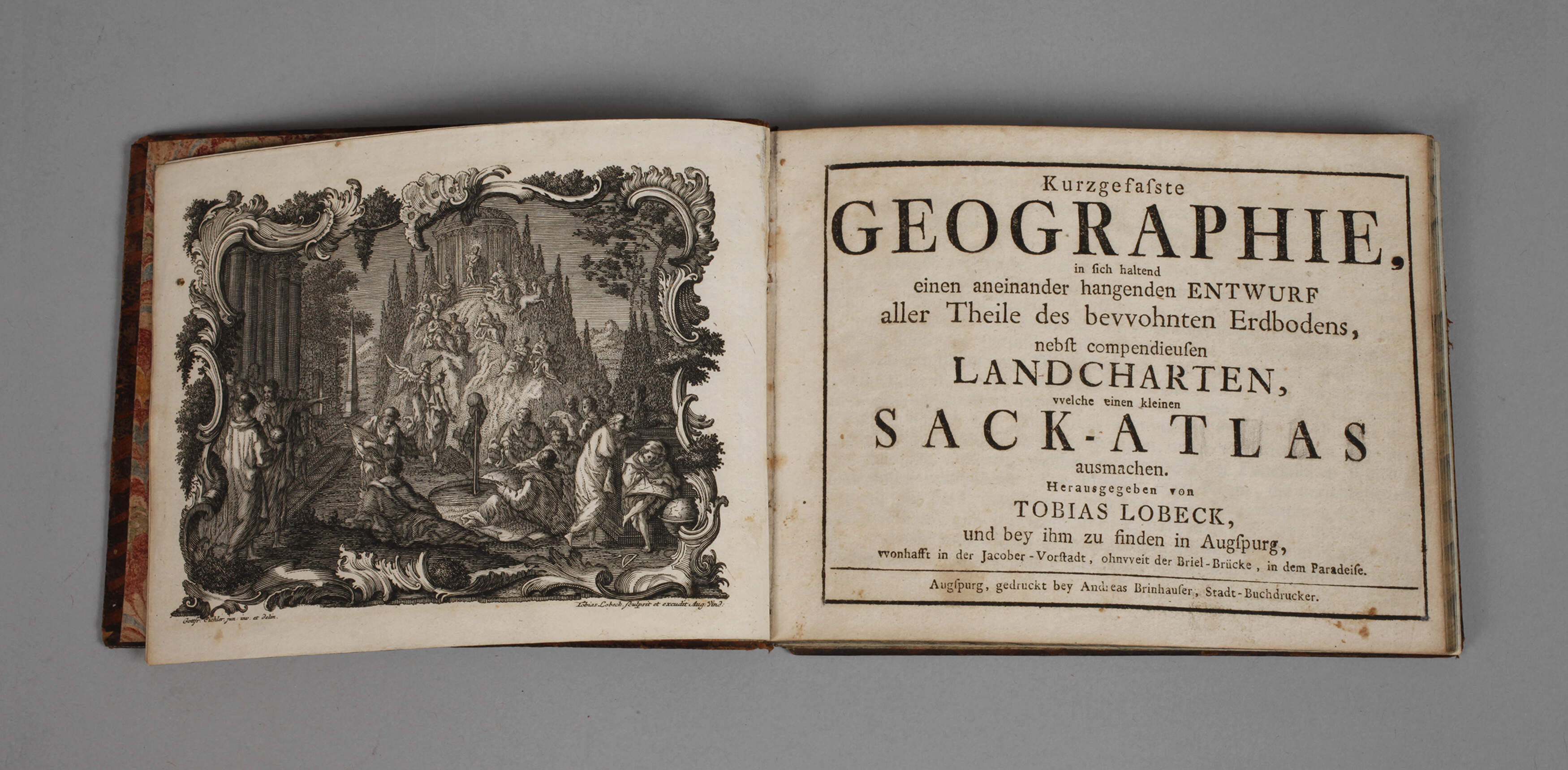 Sack-Atlas Augsburg 1762