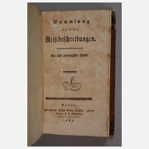 Zwei Bände Reisen durch Spanien und Portugal 1787