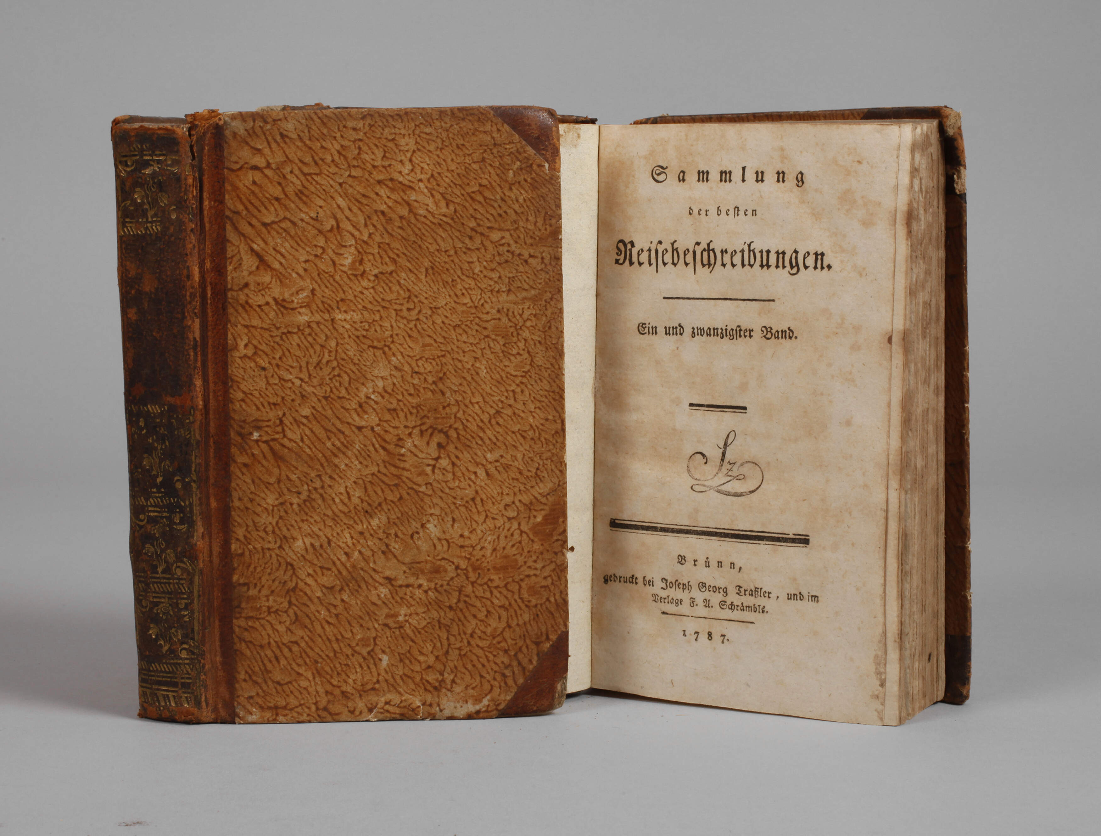 Zwei Bände Reisen durch Spanien und Portugal 1787