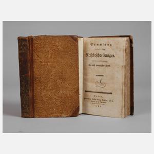 Zwei Bände Reisen durch Spanien und Portugal 1787