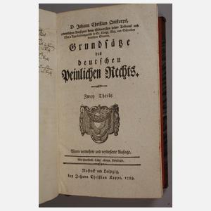 Grundsätze des deutschen peinlichen Rechts