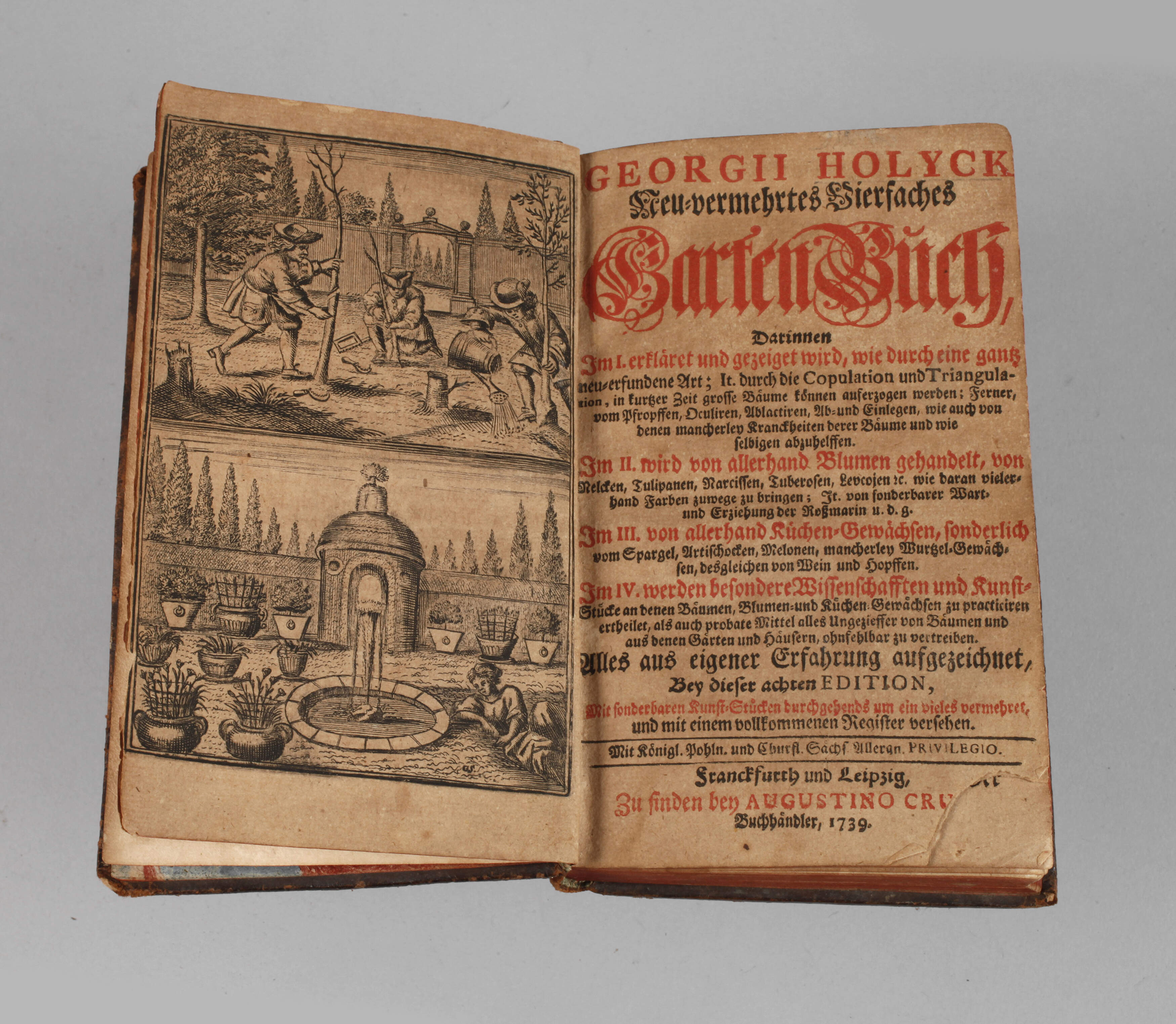 Gartenbuch 1739