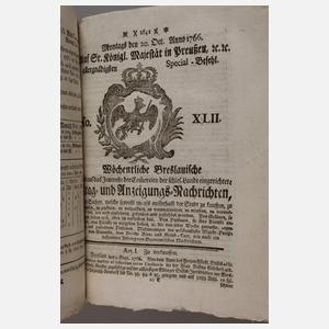 Breslauer Nachrichten 1766