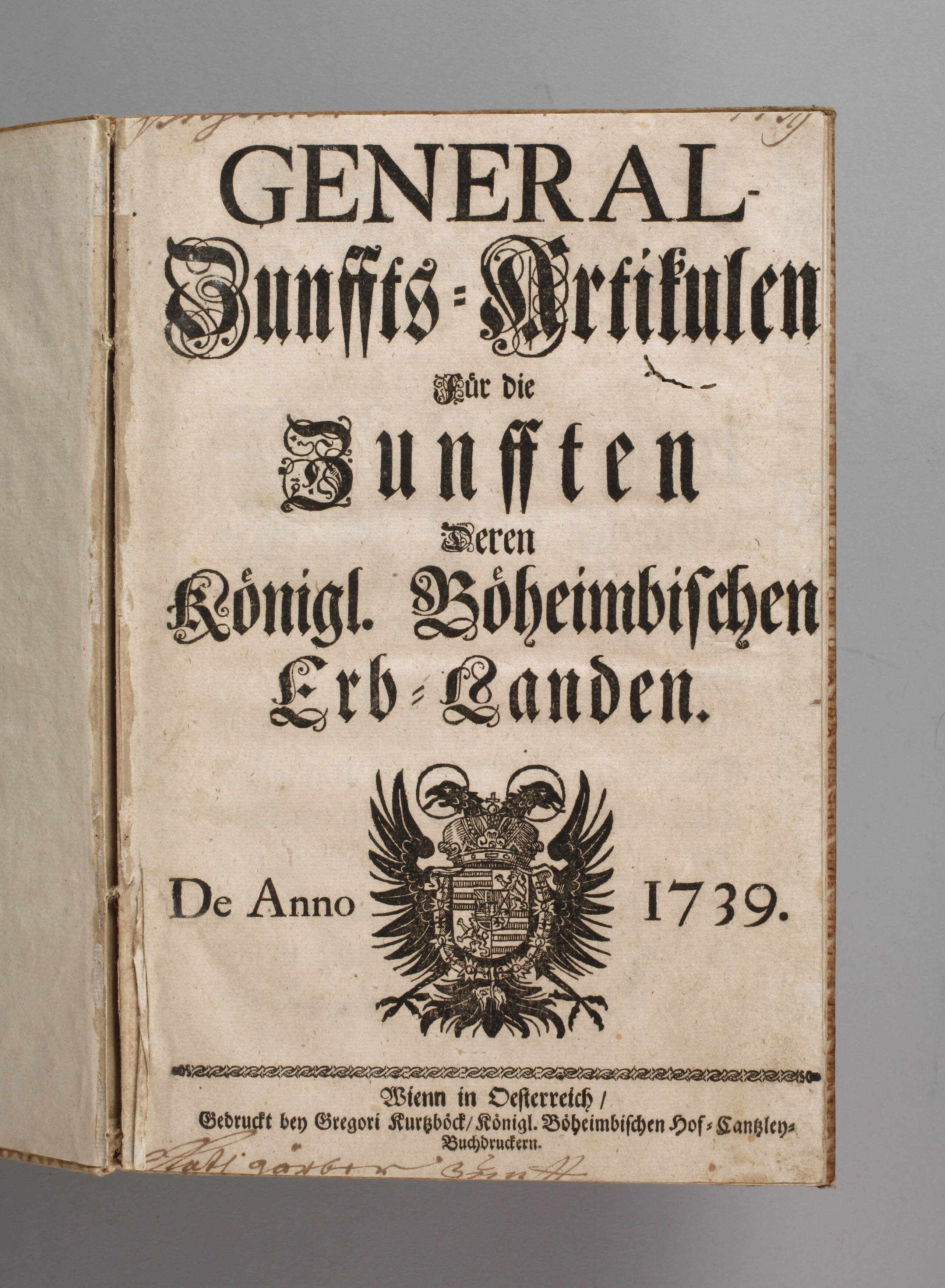 General Zunffts-Artikulen