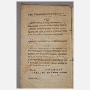 Gesindeordnung Sachsen/Thüringen 1823