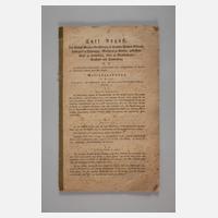 Gesindeordnung Sachsen/Thüringen 1823111