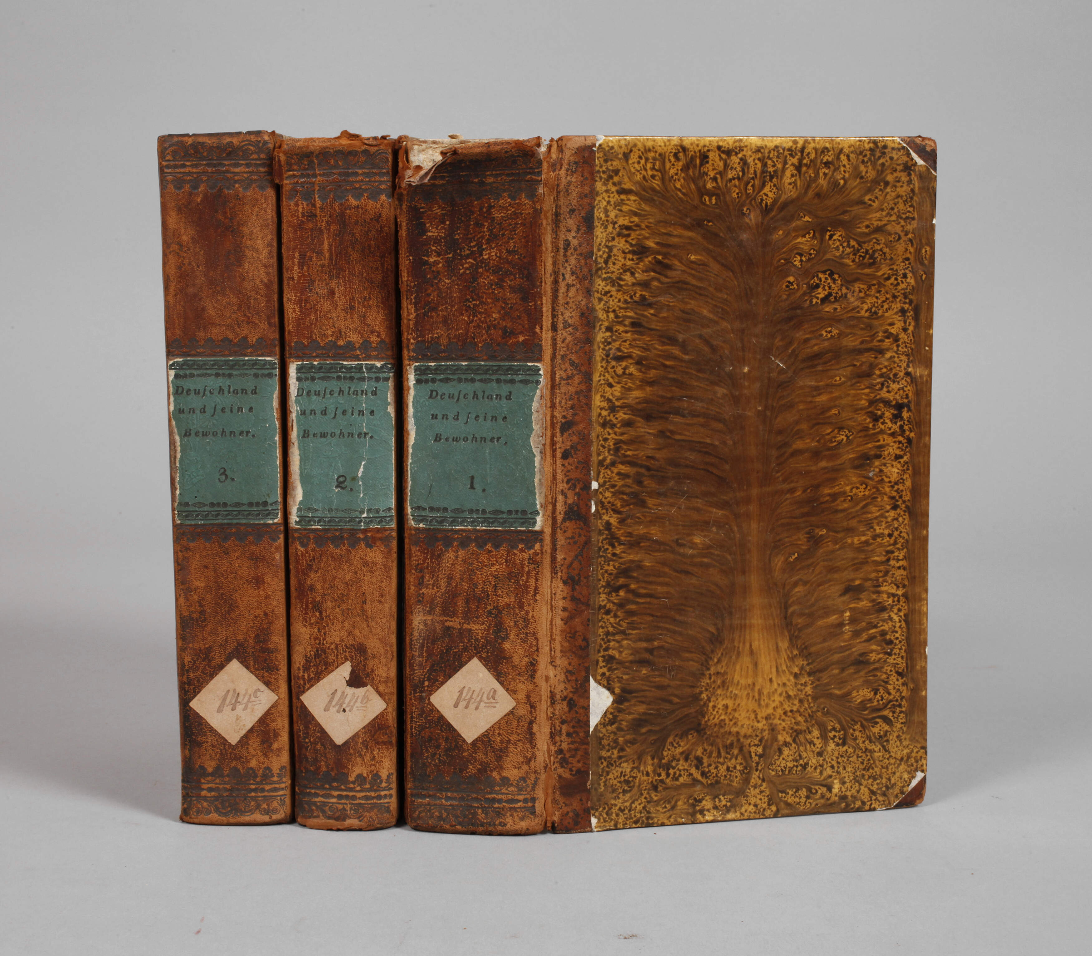 Drei Bände Deutschland und seine Bewohner