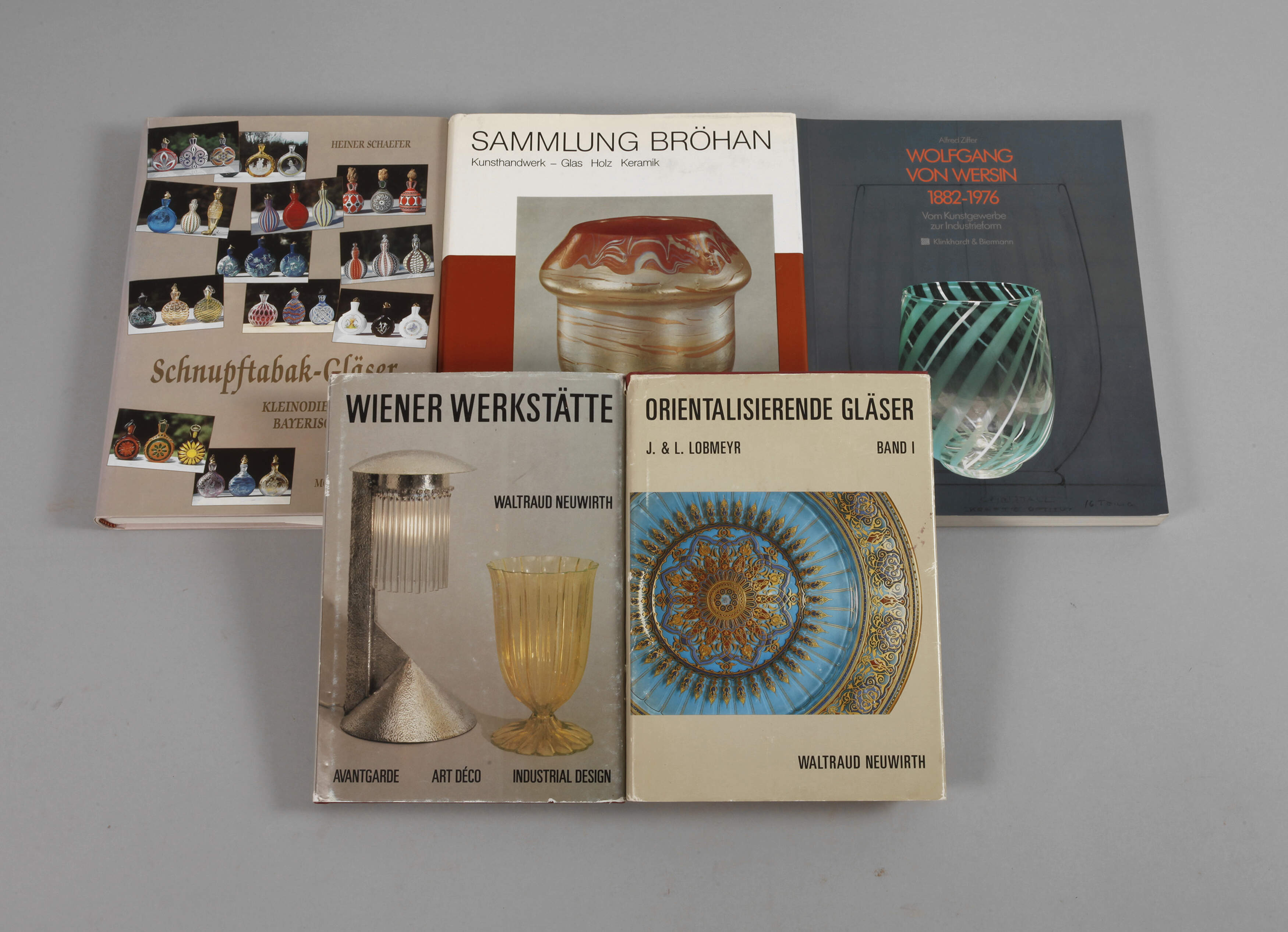 Konvolut Fachbücher Glas und Kunsthandwerk