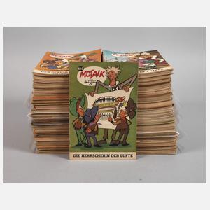 Umfangreiche Sammlung Mosaik-Hefte