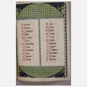 Urkunde zum Firmenjubiläum