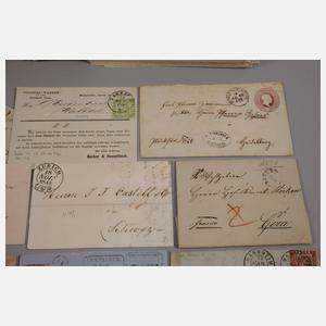 Konvolut Belege Altdeutschland