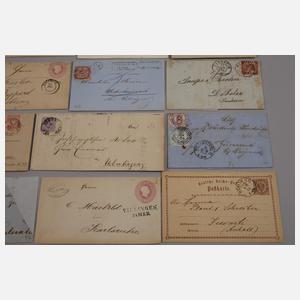 Konvolut Belege Altdeutschland