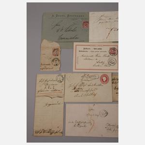 Konvolut Belege Altdeutschland