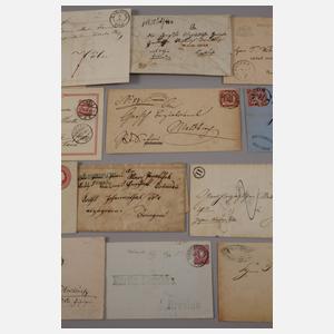 Konvolut Belege Altdeutschland