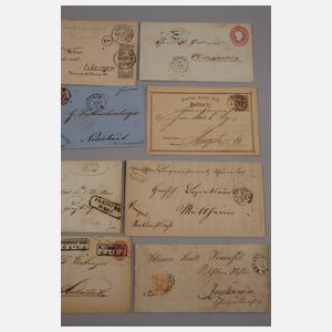 Konvolut Belege Altdeutschland