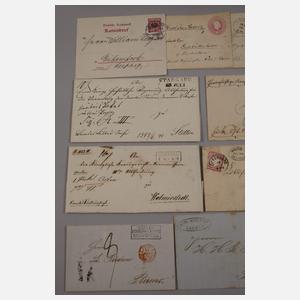 Konvolut Belege Altdeutschland