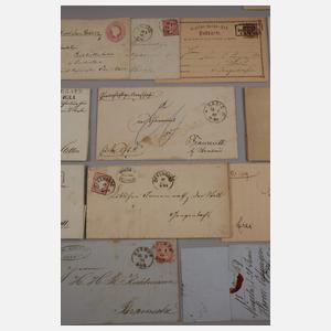 Konvolut Belege Altdeutschland