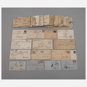 Konvolut Belege Altdeutschland