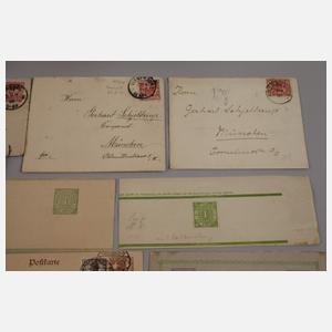 Konvolut Belege Kaiserreich