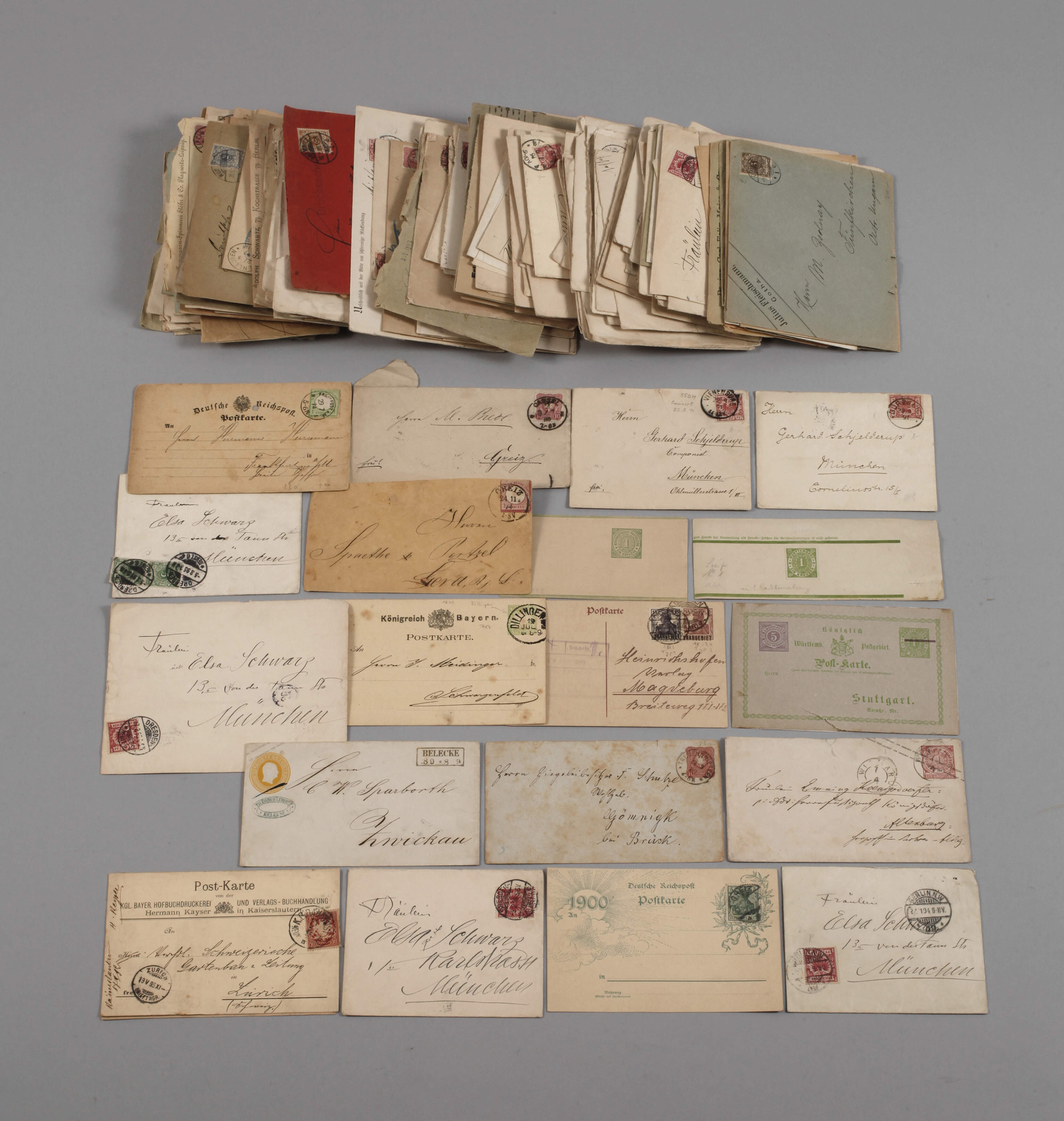 Konvolut Belege Kaiserreich