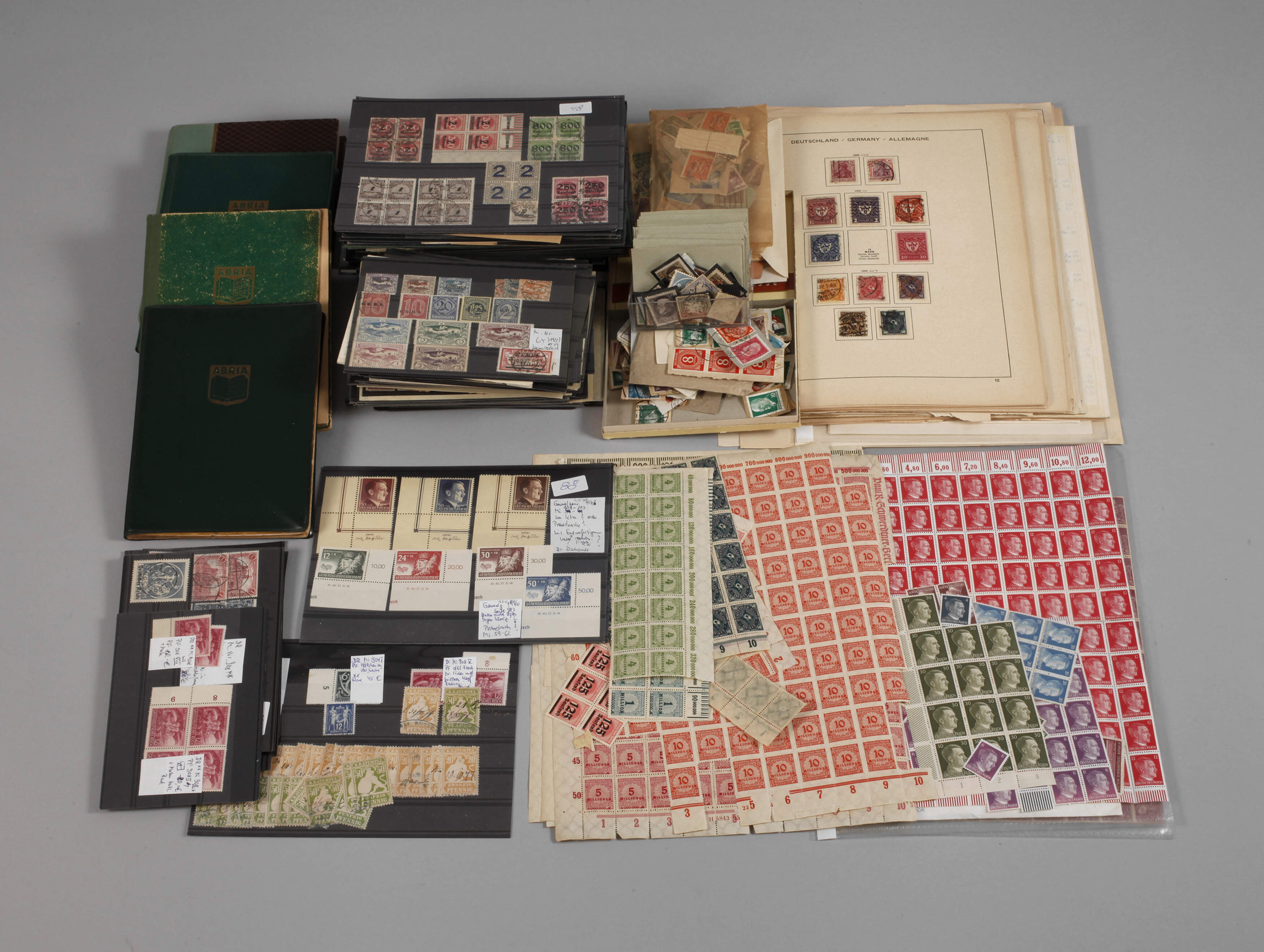 Große Briefmarkensammlung Deutsches Reich