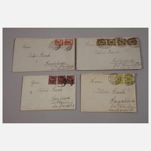 Konvolut Belege und Ganzsachen