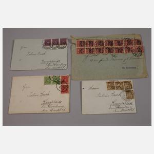 Konvolut Belege und Ganzsachen