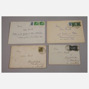 Konvolut Belege und Ganzsachen