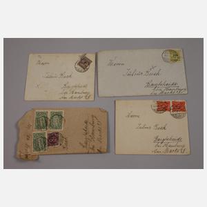 Konvolut Belege und Ganzsachen