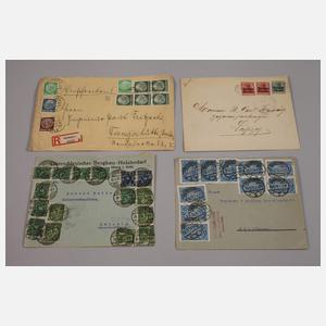 Konvolut Belege Deutsches Reich