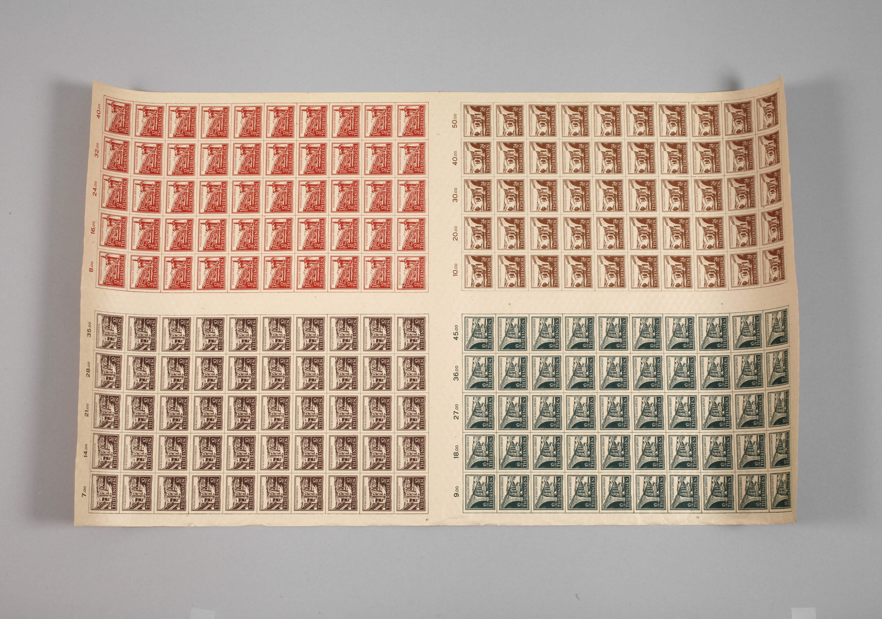 Sowjetische Besatzungszone Lokalausgaben Thüringen