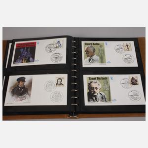 Sammlung Ersttagsbriefe und -blätter