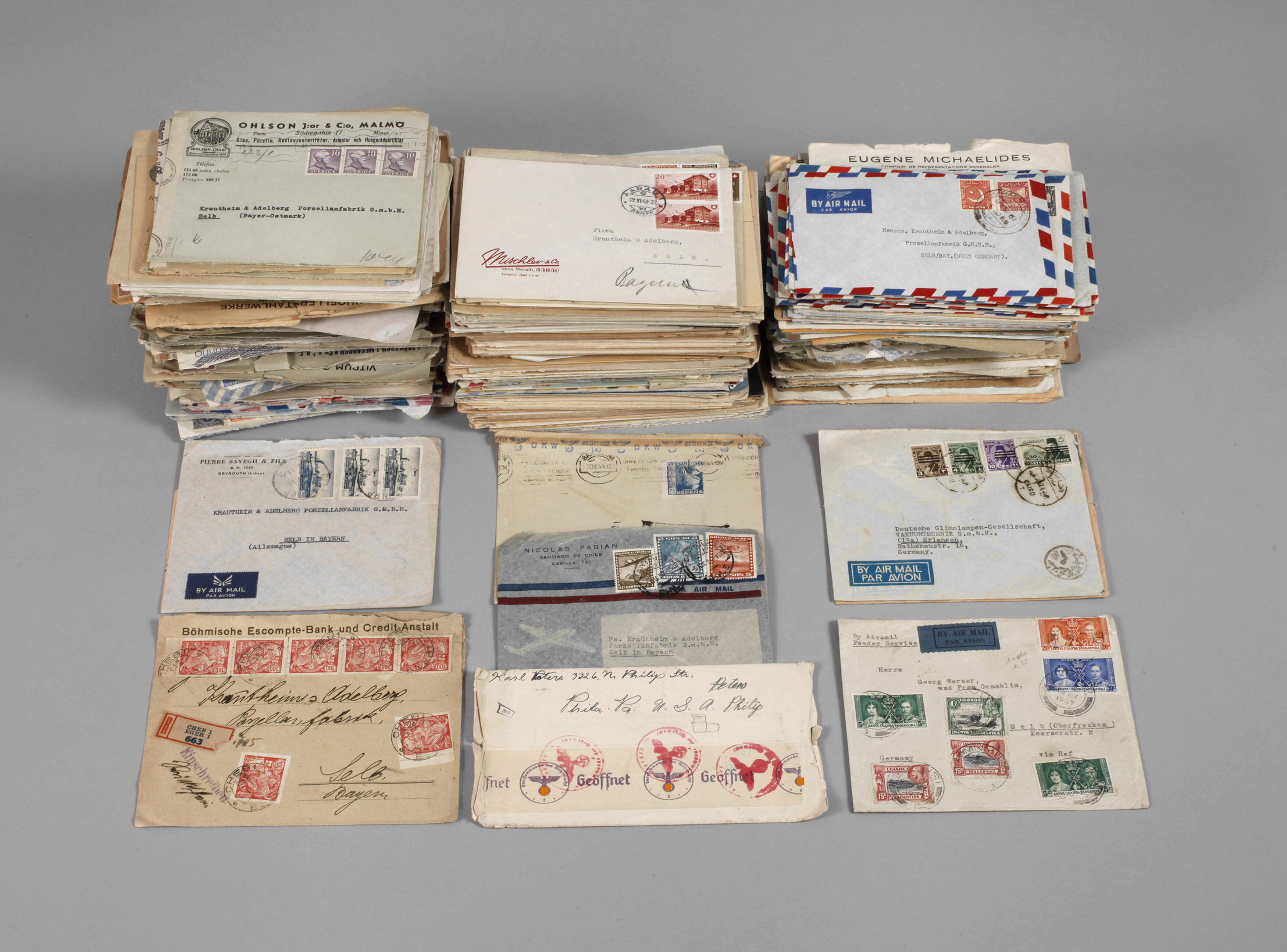 Konvolut Belege Ausland