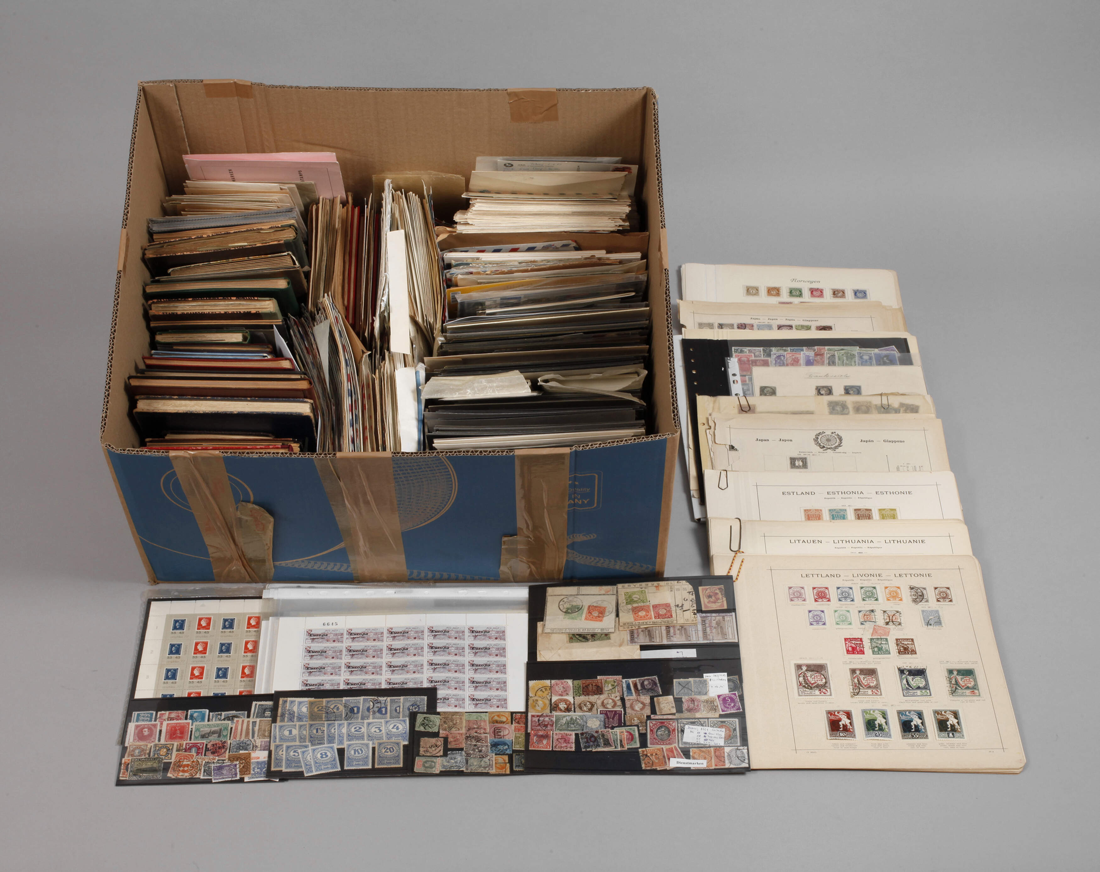 Große Briefmarkensammlung Welt