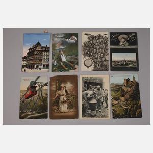 Großes Konvolut Post- und Ansichtskarten