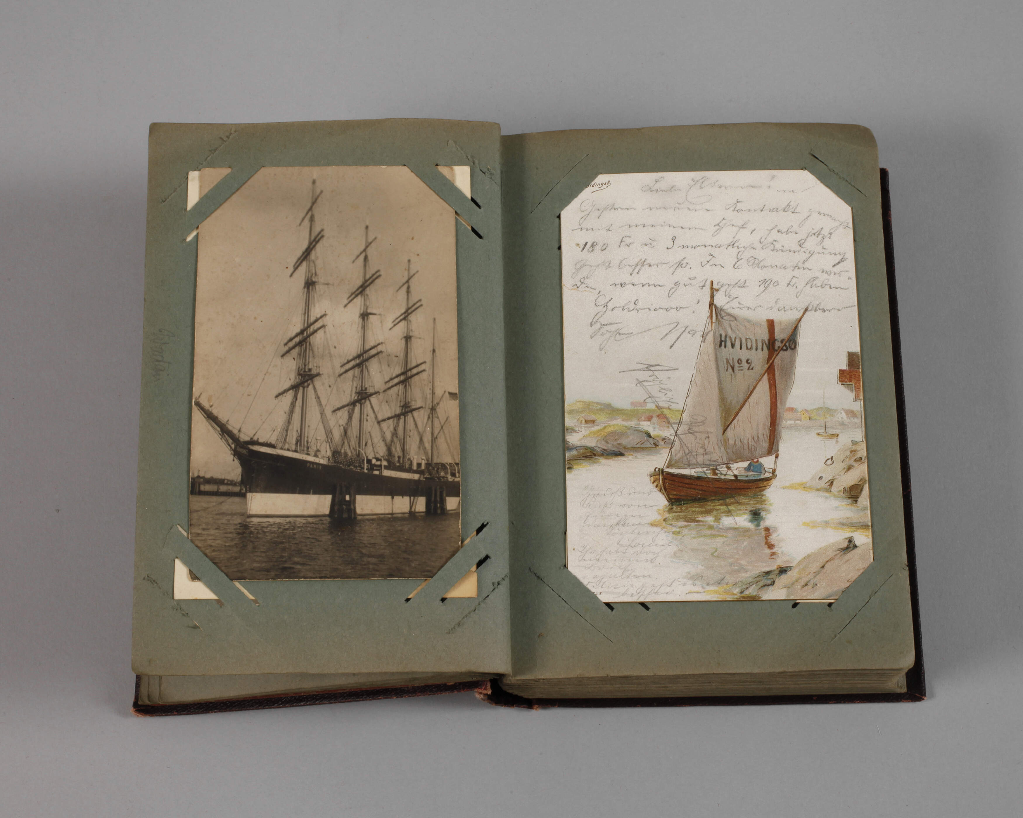 Ansichtskartenalbum Schiffe