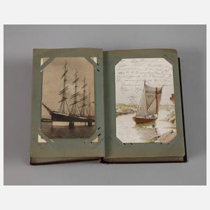 Ansichtskartenalbum Schiffe