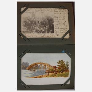 Ansichtskartenalbum Asien und Afrika