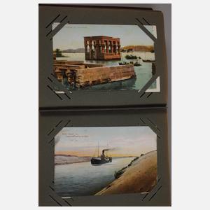 Ansichtskartenalbum Asien und Afrika