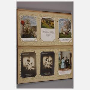 Postkartenalbum Kitsch- und Motivkarten