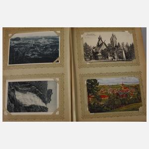 Zwei Ansichtskartenalben Ostgebiete