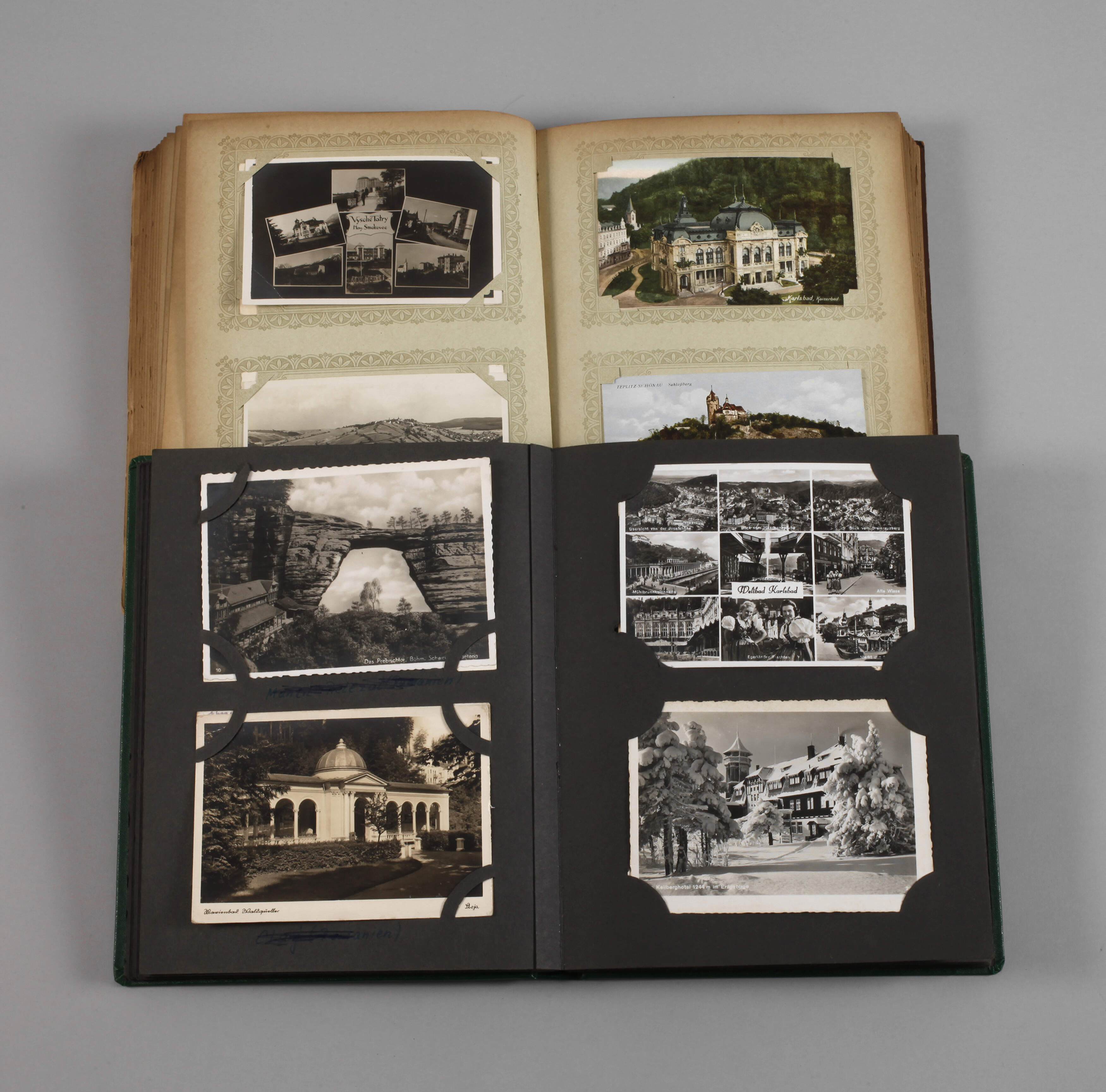 Zwei Ansichtskartenalben Ostgebiete