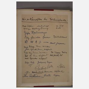 Autographensammlung Olympia 1936