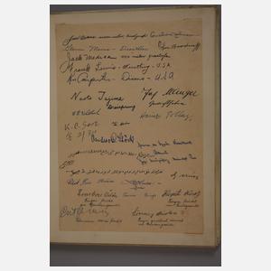 Autographensammlung Olympia 1936