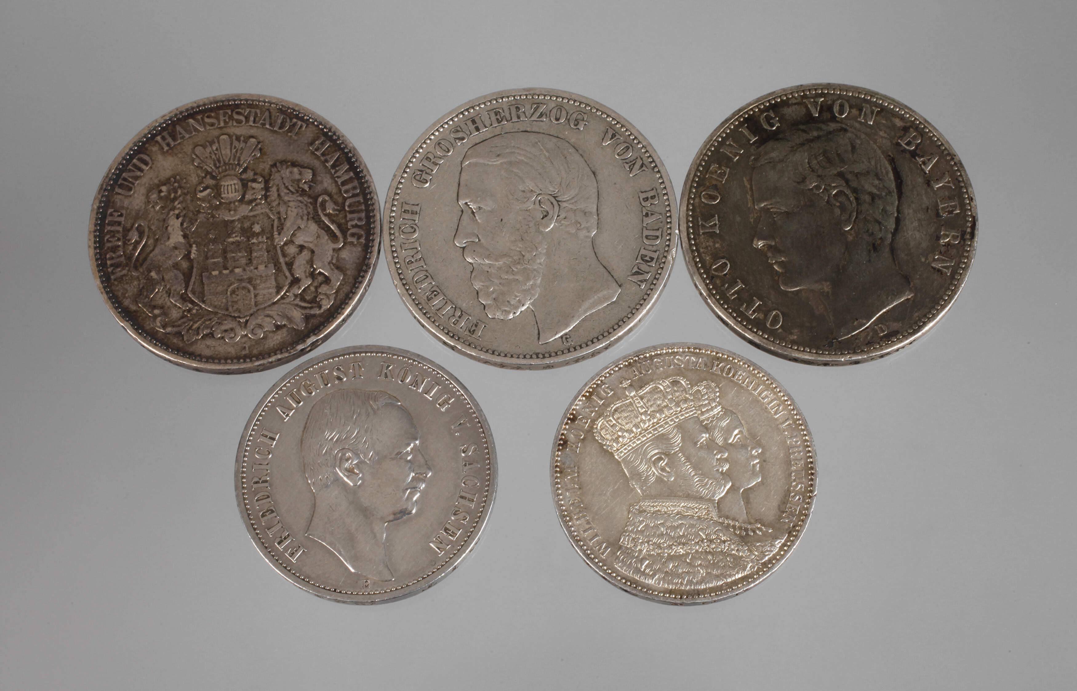 Konvolut Silbermünzen Kaiserreich