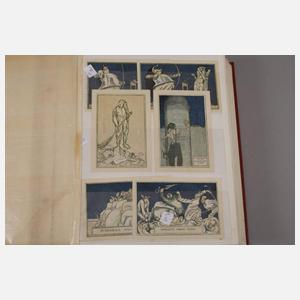 Zwei Alben Scheine, Notgeld und Rationsmarken