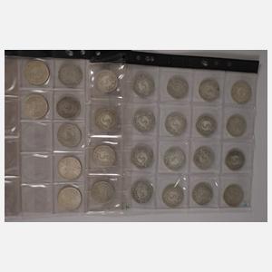 Konvolut Gedenk- und Kursmünzen BRD