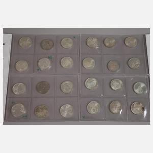 Konvolut Gedenk- und Kursmünzen BRD